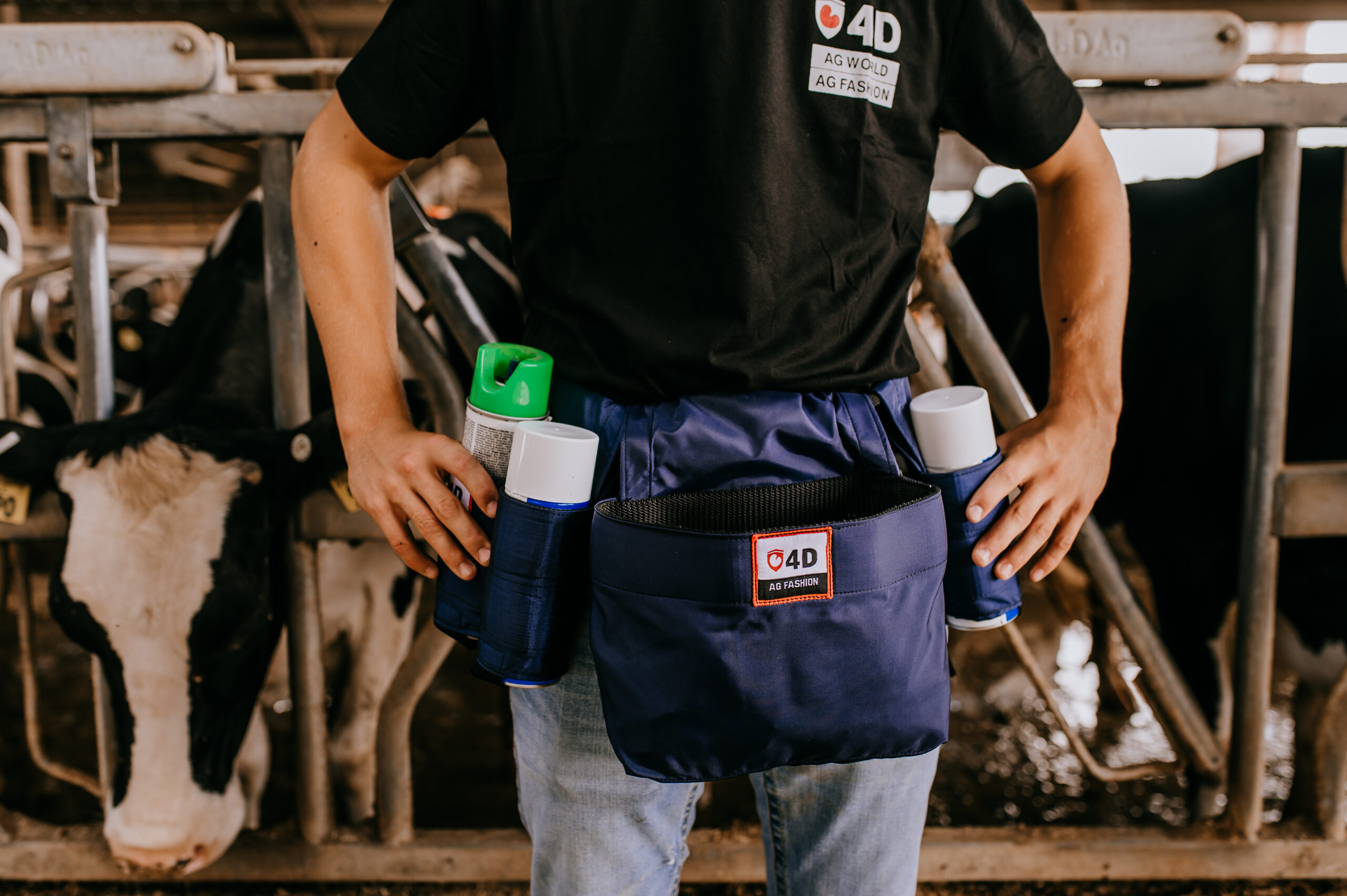 4D BREEDERS BELT+POUCH Muleshoe Vet Supply